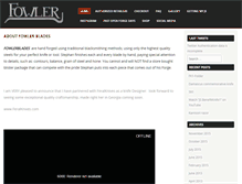 Tablet Screenshot of fowlerblades.com